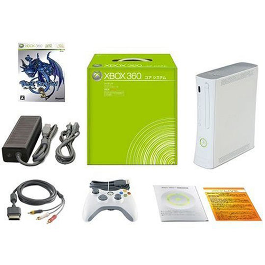 Xbox360 コア システム ブルードラゴン プレミアムパック ソフトの付属は無し 買取価格 ゲオ宅配買取