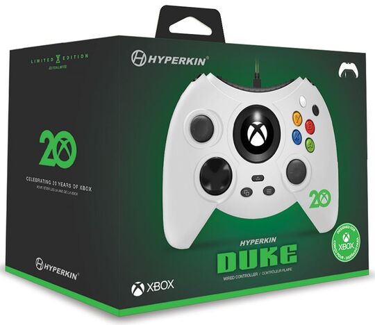 Duke XBOX 20th LIMITED EDITION White