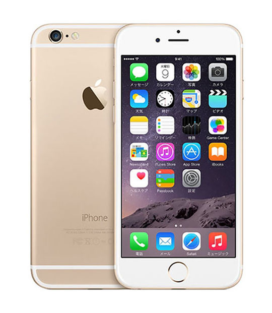 (S様)iPhone6 64GB au ムスビー｜安心保証付 超美品 au iPhone6 64GB ゴールド 白ロム