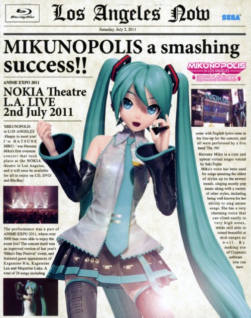 MIKUNOPOLIS in LOS ANGELES 「はじめまして、初音ミクです」