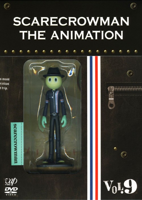 激レア アニメ スケアクロウマン フィギュアDVDセット 2008年 Tシャツ付 スケアクロウマン DVD フィギュア レトロ レア 昔 セット 新品 グッズ