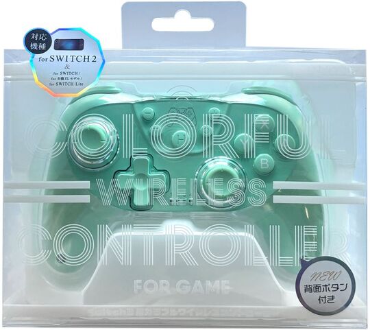 Switch2用カラフルコントローラー ミント