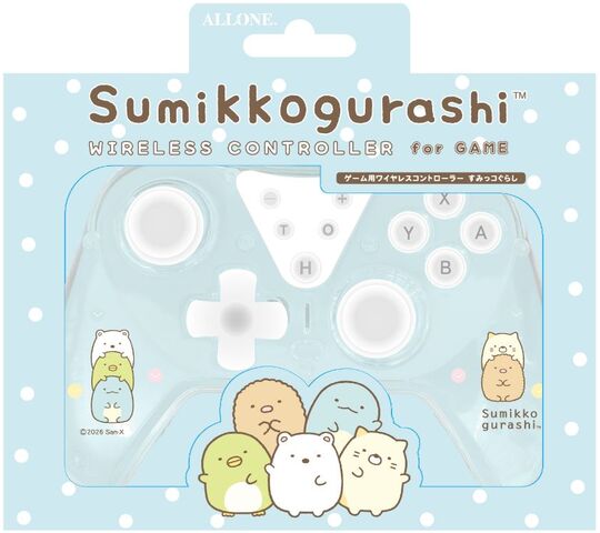 ゲーム用ワイヤレスコントローラー すみっコぐらし