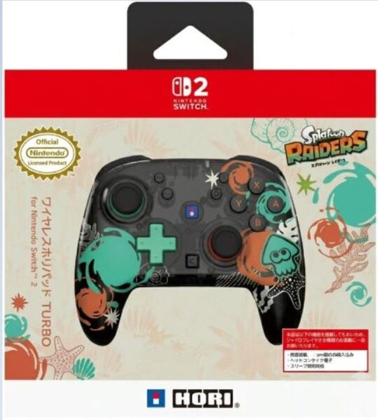 スプラトゥーン レイダース ワイヤレスホリパッド TURBO for Nintendo Switch 2