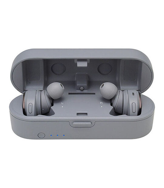 Audio-Technica イヤホン Sound Reality ATH-CKR7TW(グレー)