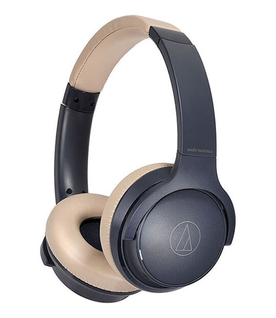 Audio-Technica ヘッドホン ATH-S220BT(ネイビーベージュ)