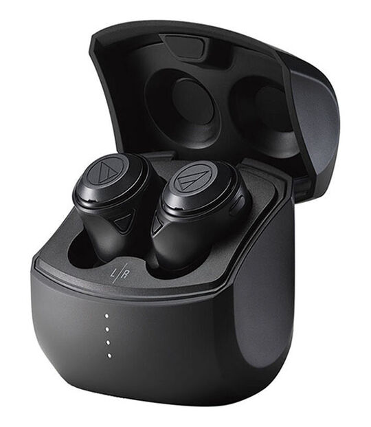Audio-Technica イヤホン SOLID BASS ATH-CKS50TW(ブラック)