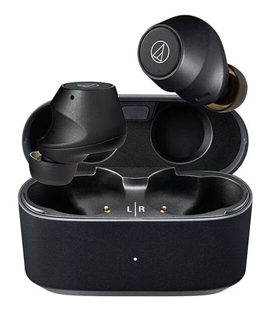 Audio-Technica イヤホン SOLID BASS ATH-CKS30TW+(マットブラック)