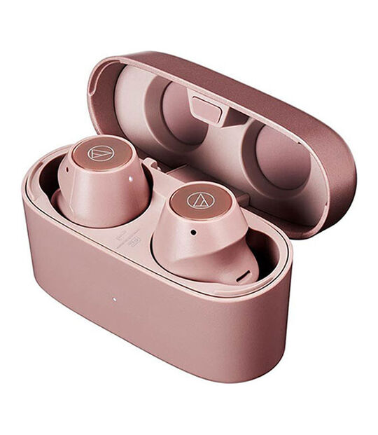 Audio-Technica イヤホン SOLID BASS ATH-CKS30TW(ピンクベージュ)