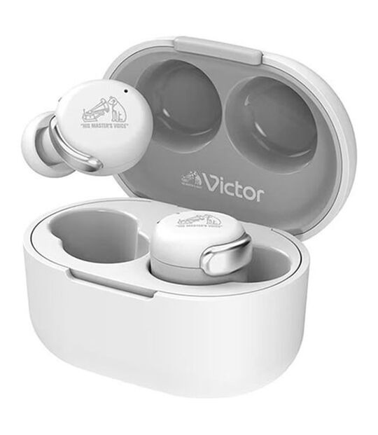 JVC・Victor イヤホン Victor HA-A30T(ホワイト)