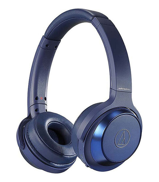 Audio-Technica ヘッドホン SOLID BASS ATH-WS330BT(ブルー)