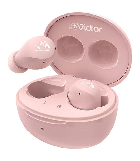 JVC・Victor イヤホン Victor HA-A6T(ピンク)