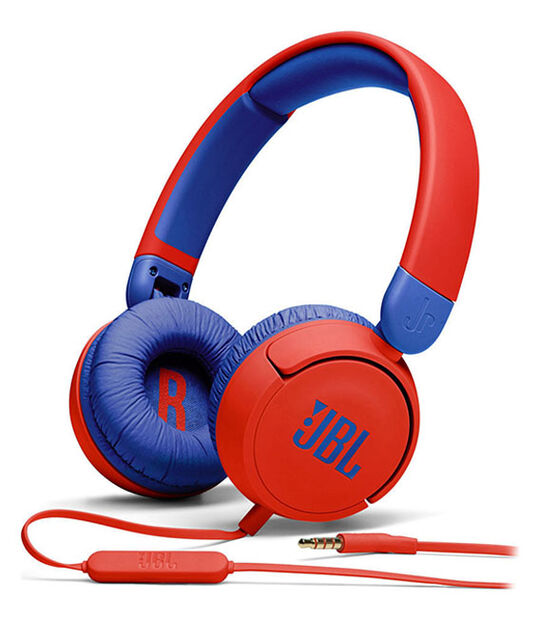 JBL ヘッドホン JR310(レッド/ブルー)