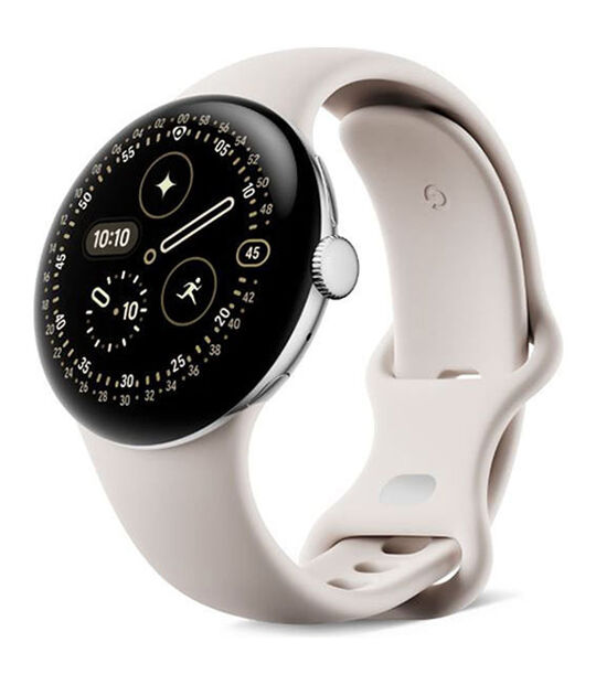 Google Pixel Watch 4 WiFiモデル 41mm アルミケース ポリッシュシルバー