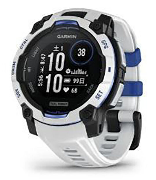 GARMIN Instinct 3 Dual Power 45mm ホワイトストーン
