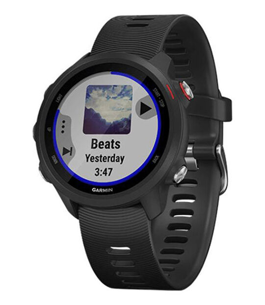 GARMIN ForeAthlete 245 Music 42.3mm ブラックレッド