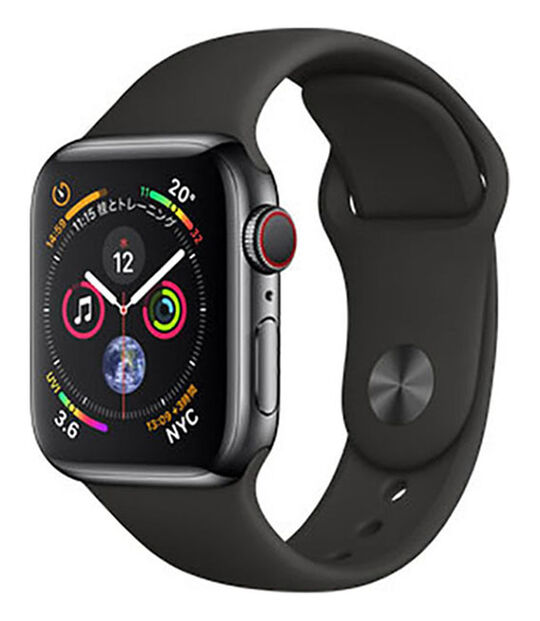 Apple Watch Series4 40mm GPS+Cellularモデル[ステンレススチール/ブラック]