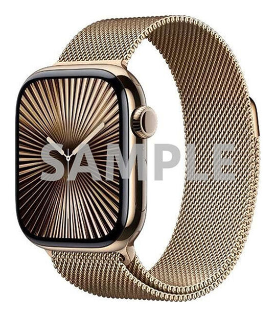 Apple Watch Series10 46mm GPS+Cellularモデル[チタニウム/ゴールド]